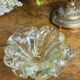 Murano glass ashtray with gold leaf by Barovier and Toso