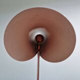 Chrome and black lacquered metal desk lamp, design by Josef Hurka, Napako, 1950.