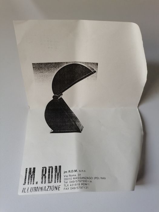 Pair of Italian Disco table lamps by Bertorelle