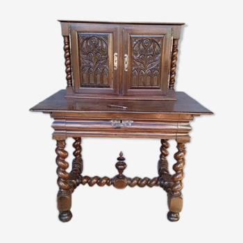 Table / écritoire crédence style Louis XIII ep XVIII et XIX em