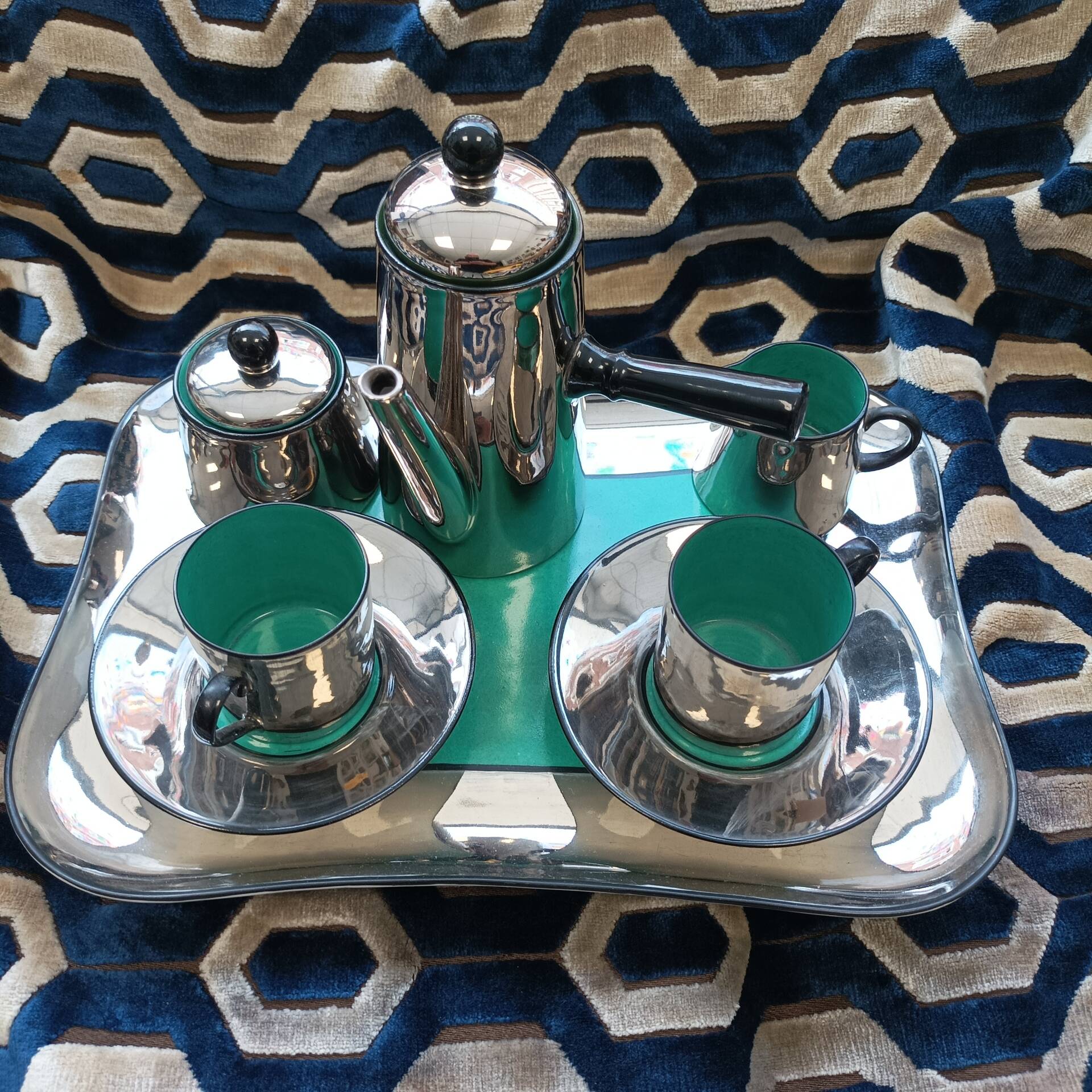Art Deco coffee service for two