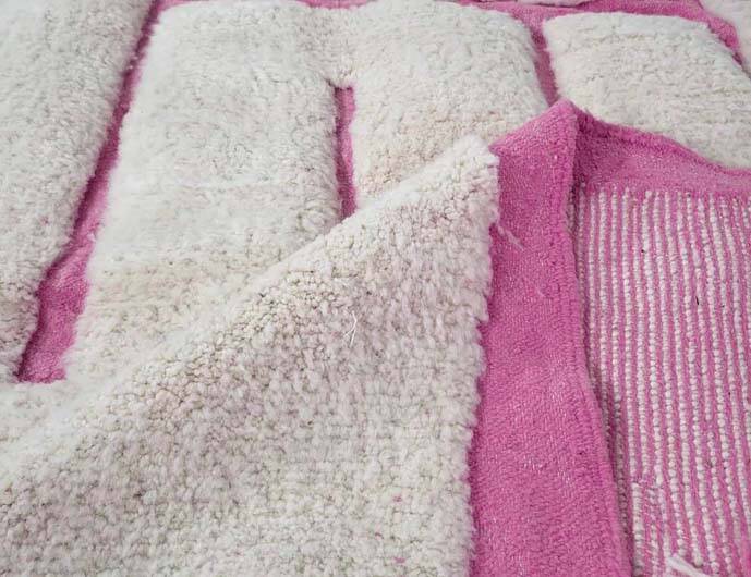 Berber bohemian handmade wool rug 250 X 150 CM