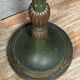 Lampadaire en bois laqué vert et doré style Empire vers 1900
