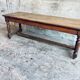Banc pieds tournés