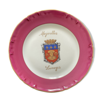 Vintage Plate Limoges Majorettes