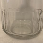 Set of 4 glasses and 1 carafe model Mirabeau early twentieth century