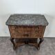 Louis Philippe period silver cabinet in flamed mahogany veneer