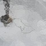 Bronze and glass coffee table, Lothar Klute, 1980s