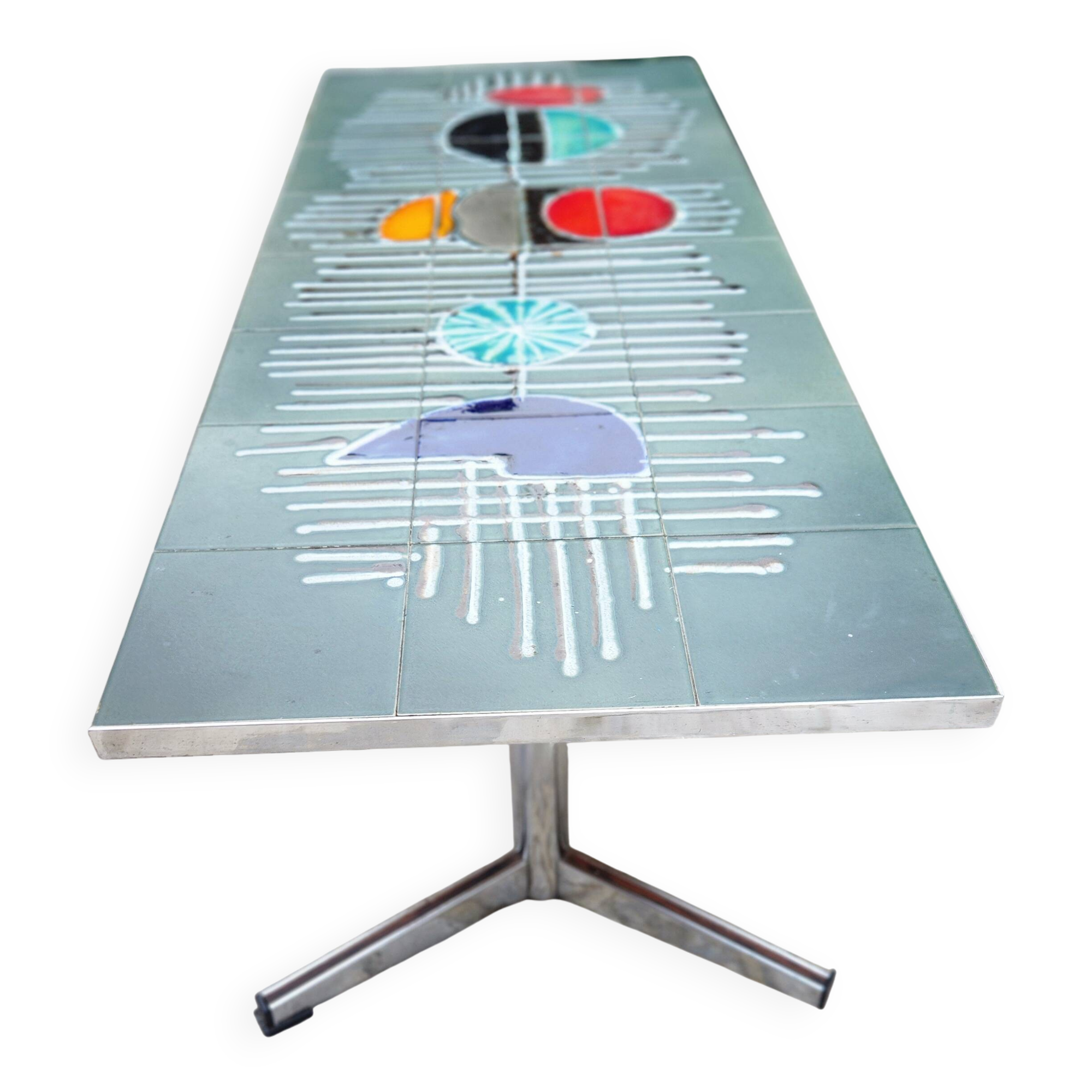 Ceramic Metal Coffee Table