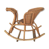 Horse rocking rattan