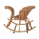 Horse rocking rattan