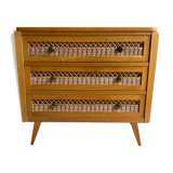 Dresser in rattan