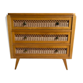 Dresser in rattan