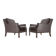 1970s pair of leather armchairs,denmark