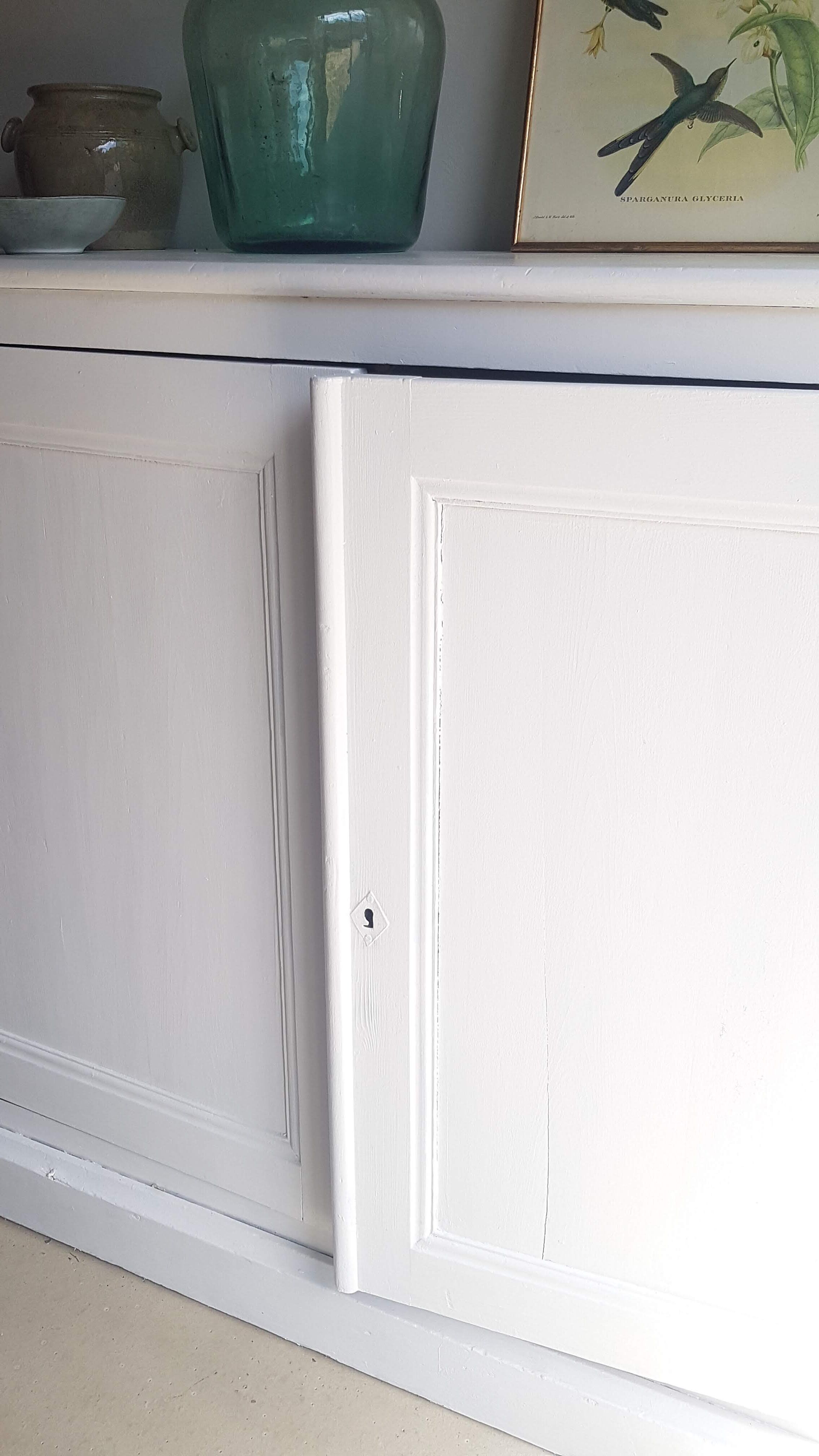 Old White Parisian Buffet