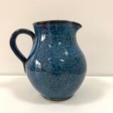 Pichet vase en grès bleu des Manufactures Normand