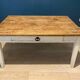 Rustic coffee table in solid wood