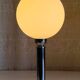 Bauhaus table lamp in metal and opaline globe - 1930s/40s