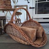 Vintage log basket