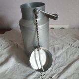 Pot à lait canette à lait complet en aluminium vintage