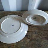 Dish and sausage Porcelain Manon Longchamp Lot of 2 Brocanteespritdantan