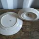 Dish and sausage Porcelain Manon Longchamp Lot of 2 Brocanteespritdantan