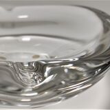 Cendrier en verre d'art design par Kosta