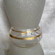 Granulated glass vase