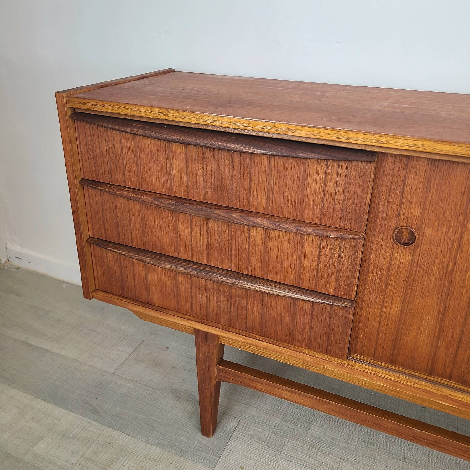 Vintage 1960s Scandinavian teak sideboard