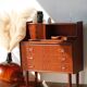 Danish vintage teak secretary | Restored Scandinavian desk