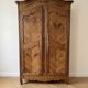 Antique wardrobe from 1900 in solid wood.