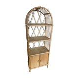 Rattan shelf