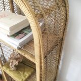 Wicker shelf