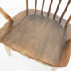 Scandinavian modern spindle back arm chairs, 1960