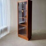 Teak display cabinet Omann Jun Danish design from the 1960s.