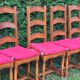 6 oak farmhouse chairs
