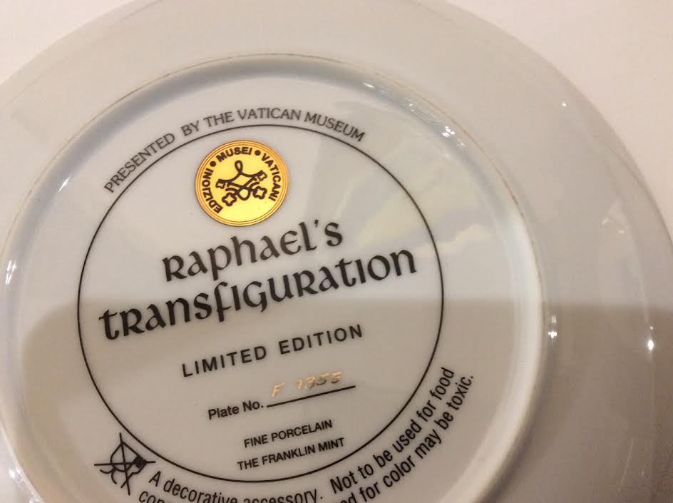 Set of 6 plates vatican