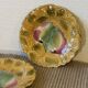 Set of 8 dessert plates in Sarreguemines slip