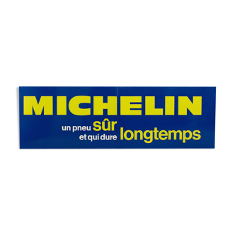 Double plaque tôle peinte Michelin Ets Chagnon