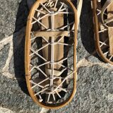 Vintage wooden snowshoes