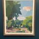 Original Swedish Oil on Canvas – “Garden” by Richard Björklund – Signed
