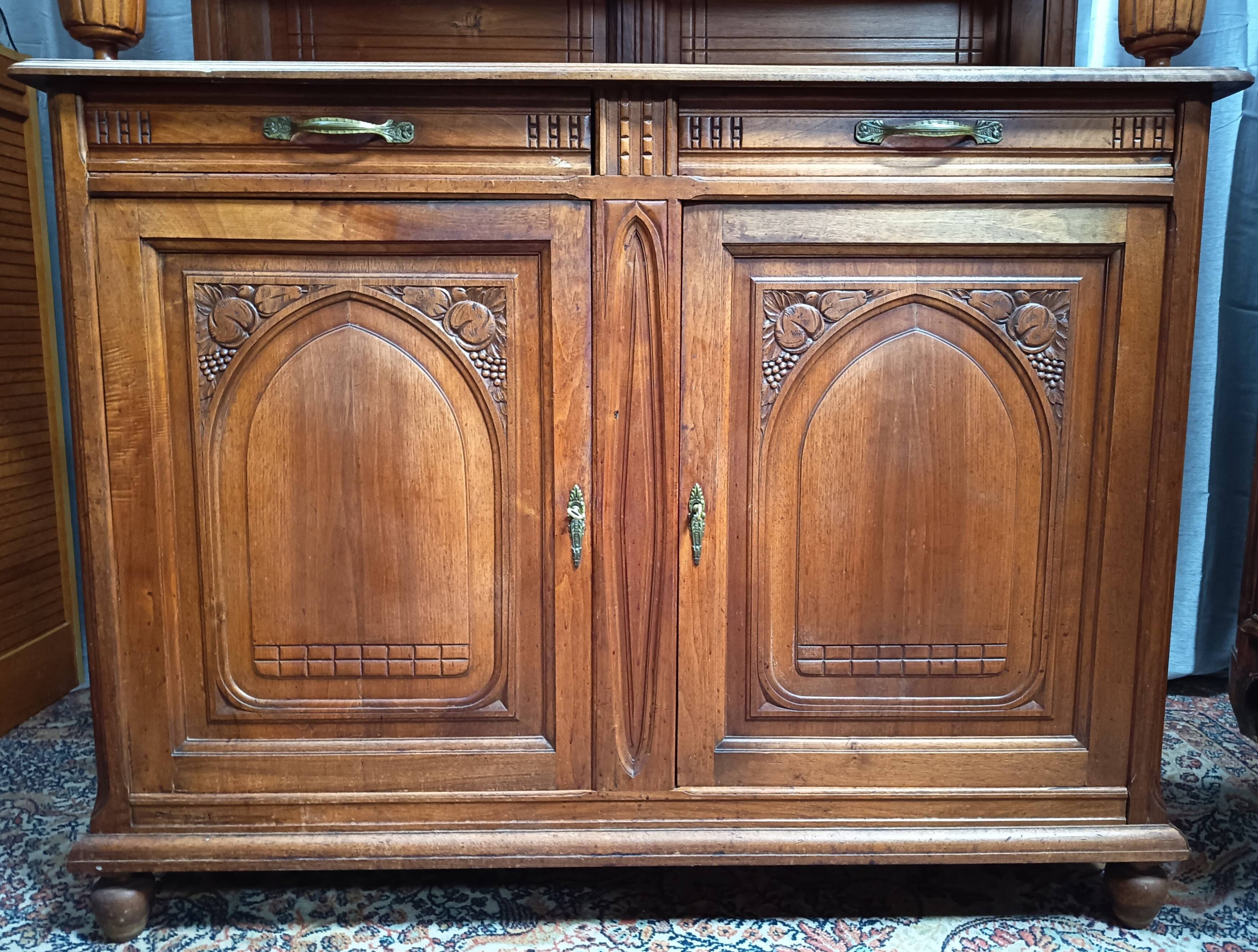 Art Deco walnut sideboard