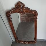 Large mirror in baroque rocaille rococo style