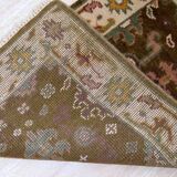 Vintage Indian Mahal handmade carpet 64cm x 97cm