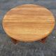 Vintage round teak coffee table by Niels Bach for Randers Møbelfabrik, 1960s