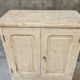 Armoire ancienne française brocante blanche avec tiroirs 83x148 cm
