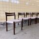 Ensemble de six chaises de salle à manger modèle 401 par Jørgen Henrik Møller pour JL Møllers.