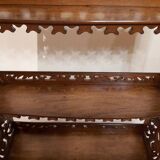 Openwork wall shelf walnut nineteenth