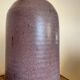 Christian Deville purple stoneware vase