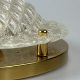 60s 70s Plafoniere ceiling lamp by Fischer Leuchten Germany Space Age